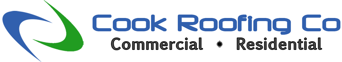 Cook Roofing Co logo - horizontal