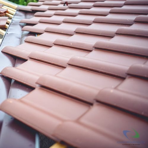 Ceramic tile roof installation