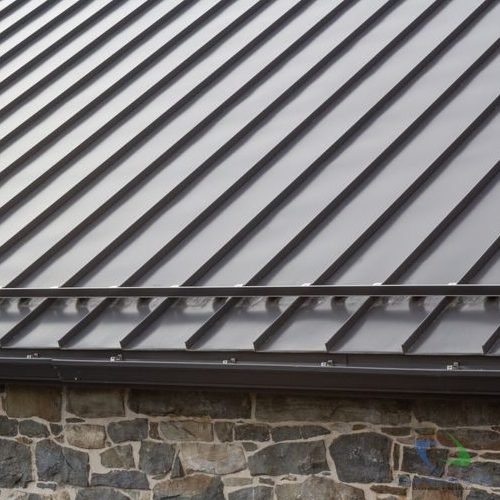 Standing seam metal roof