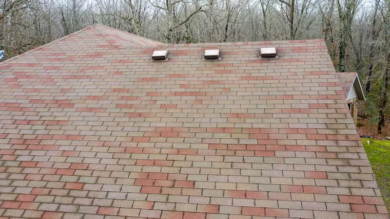 Shingle Roof Types, Installation, And Repair 9 Hail damaged 3-tab roof near springfield mo