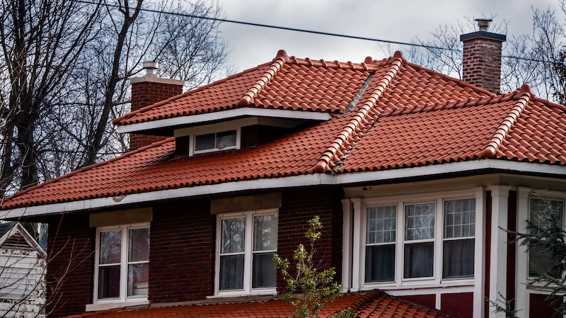 terracotta roof shingles