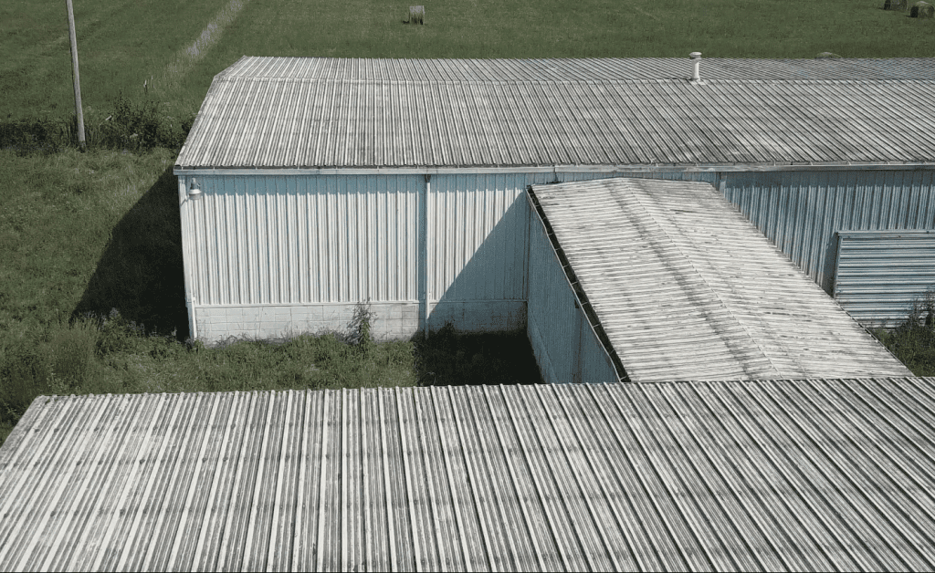 Branson Commercial Corrugated Roof Installation 1 Corrugated warehouse roof in springfield