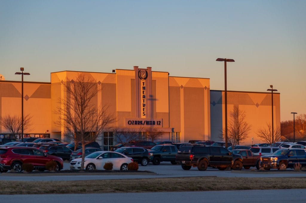 Ozark/nixa 12 theatres in nixa mo at sunset