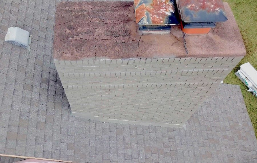 Your Roof Repair Company In 2024 7 Chimney with cracks in the top cap