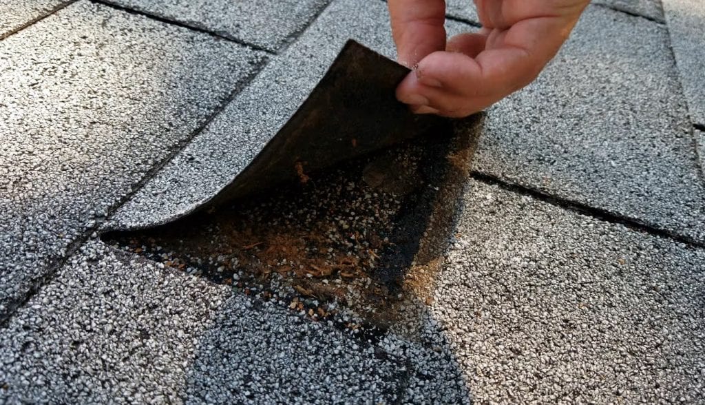 Shingle roof repair in clark, mo (9853)